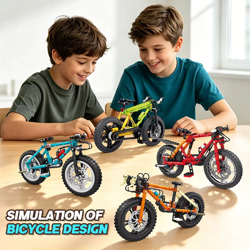 CONUSEA Fahrrad-Baukasten Mechanisches Bewegungsset Mountainbike, Modell-Spielzeug - Bild 4