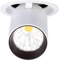Brumberg LED-Einbauleuchte rund in Strukturweiß mit 20W und kühlem Weißlicht - Bild 1