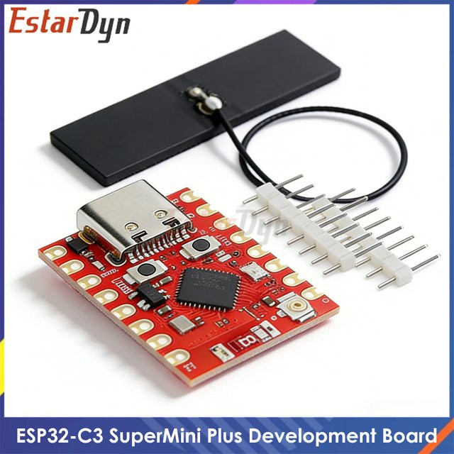 Estardyn ESP32-C3 SuperMini Plus Entwicklungsboard V2.0 mit WiFi und Bluetooth in Rot - Bild 1