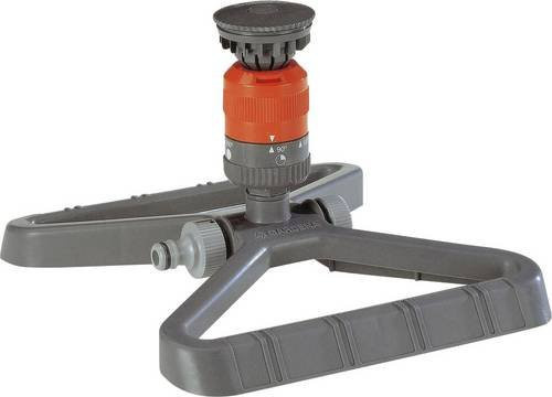 Gardena Comfort Vario Kreisregner auf Schlitten, anthrazit/orange, B/T/H: 28,1 x 27 x 6,5 cm - Bild 1