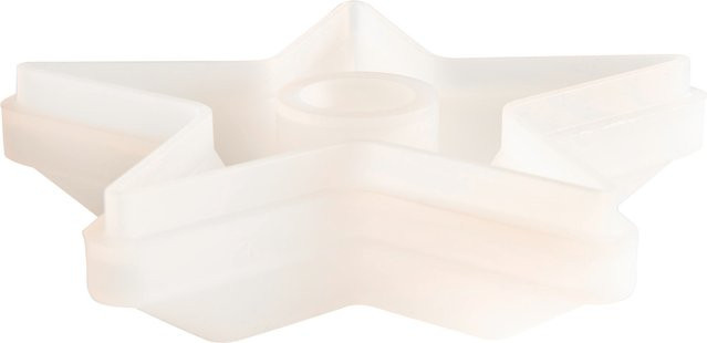 Rico Design Silikon Gießform Kerzenhalter Stern in Transparent - Bild 1