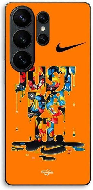 Maniacase Handyhülle für Samsung Galaxy S26 Ultra Graffiti Nike Just Do It Design in Orange - Bild 1
