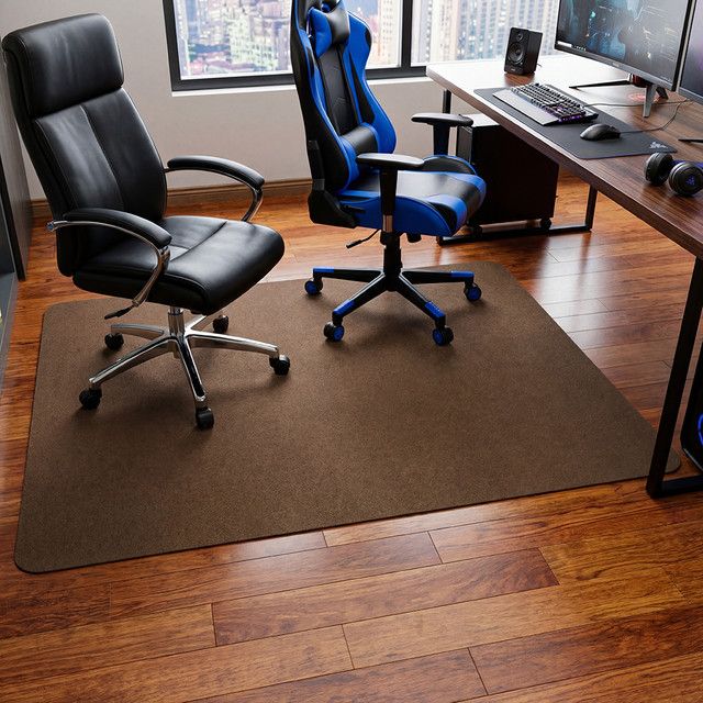 DHDH Bürostuhlunterlage Rutschfester Teppich Bodenschutz für Gaming-Drehstühle B/B: 90 x 120 cm - Bild 1