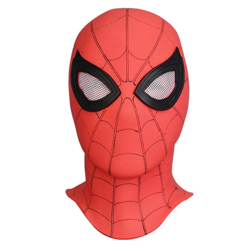 Kings City Spider-Man Maske mit beweglichen Augen elektrisch blinkend leuchtend Rot - Bild 2