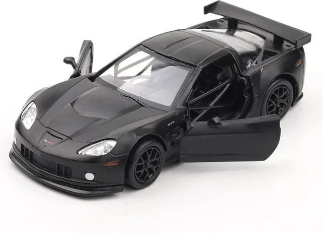 Linyi toy car Chevrolet Corvette C6-R Automodell, 1:36, Metall, ab 14 Jahren - Bild 1