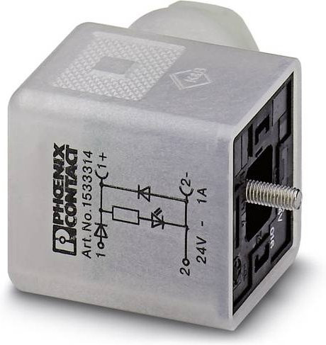 Phoenix Contact Ventilstecker SACC-V-3CON-PG9/A-PFL 12/24 in Silber - Bild 1