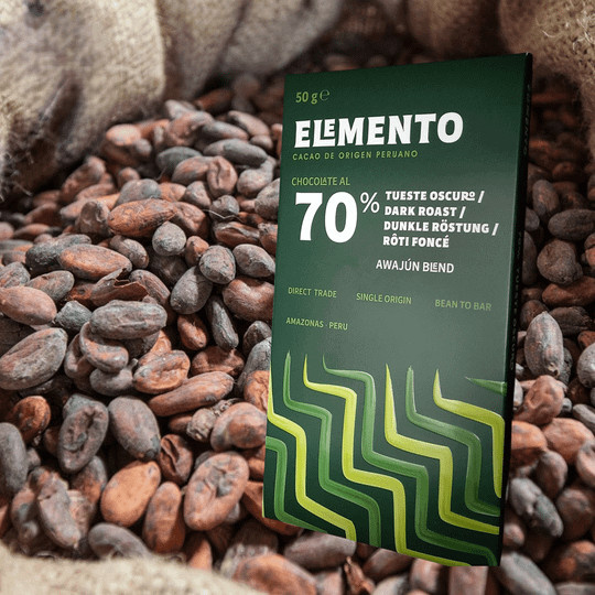 Elemento Amazonas Awajún Schokolade dunkel 50 g - Bild 1