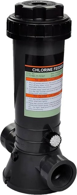 vidaXL Automatischer Chlordosierer für Schwimmbad in Schwarz - Bild 1