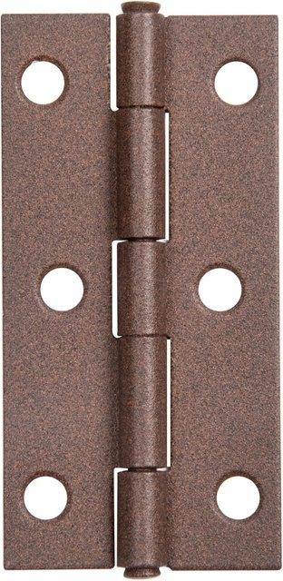 GAH Alberts Duravis Scharnier Schmal Rostbraun Duplexbeschichtet aus Stahl, B/H/T: 80 x 125 x 40 mm - Bild 1