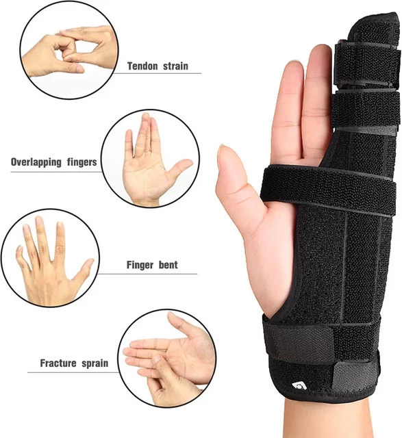Einstellbare Finger Halter Schutz Klammer Arthritis Schiene Orthese - Bild 1