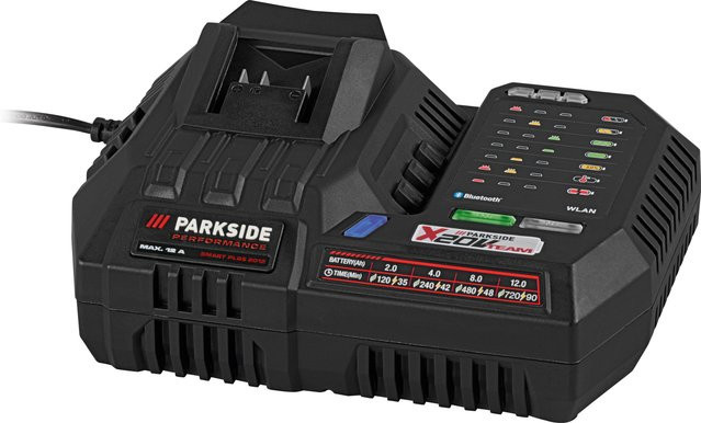 Parkside Performance PLGS 2012 A1 Smart-Akku-Ladegerät 20 V / 12 A mit Wi-Fi und Bluetooth - Bild 1