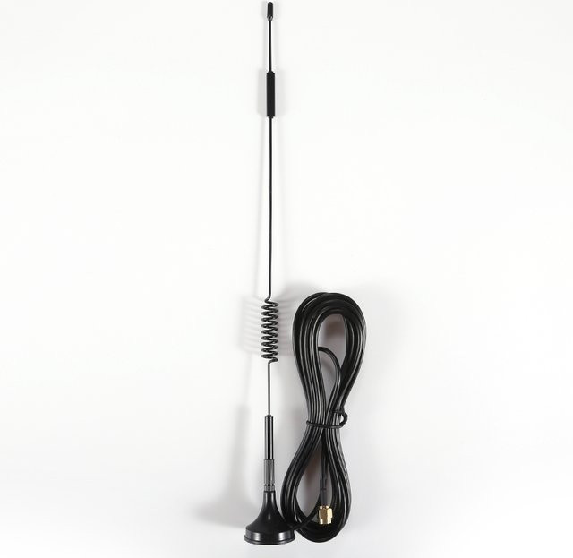 AISANRAY LTE Magnetische Externe Antenne mit 12dBi High Gain für 2G 3G 4G (700-2700MHz) und SMA Stecker, Schwarz - Bild 1