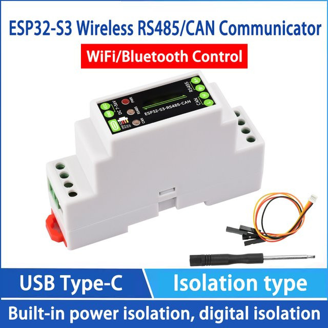 diymore ESP32-S3-RS485-CAN Entwicklungsboard mit RS485-CAN-Schnittstelle, WiFi und Bluetooth in Weiß - Bild 1