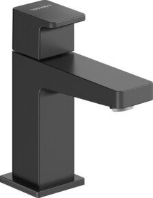 Duravit Standventil Manhattan Zwei-Griff-Armatur in Schwarz Matt mit 90mm Ausladung - Bild 1