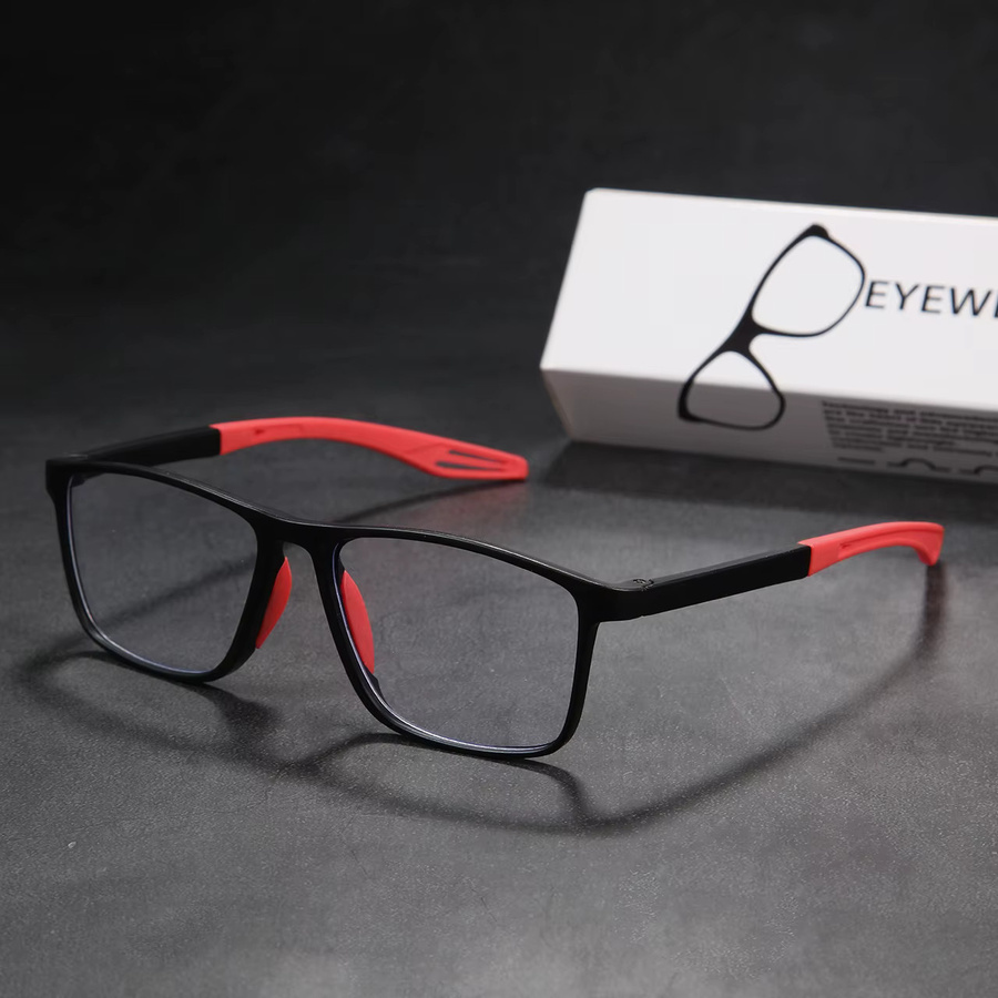 VOPHA Lesebrille, TR90, Vollrand, rechteckig, black - Bild 2