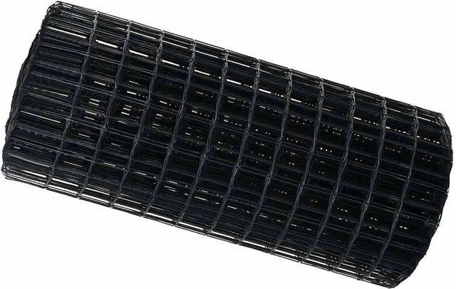 vidaXL Eurozaun Grau aus PVC-beschichtetem Eisen, Höhe: 60 cm, Länge: 50 m - Bild 1