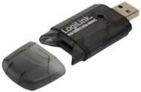 LogiLink 8-in-1 USB 2.0 Cardreader Stick für SD, MMC, RS-MMC, MMCmobile und SDHC in Schwarz mit USB-A Anschluss - Bild 1