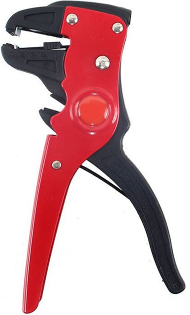 Multifunktionale Mini Abisolierzange und Drahtschneider für 0,2-6 mm Kabel in Rot - Bild 1