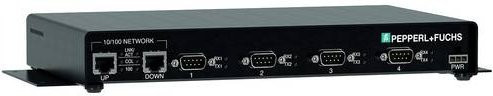 Pepperl+Fuchs ICDM-RX/TCP-4DB9/2RJ45-PM Gateway 24 V/DC Ethernet/LAN Schwarz - Bild 1
