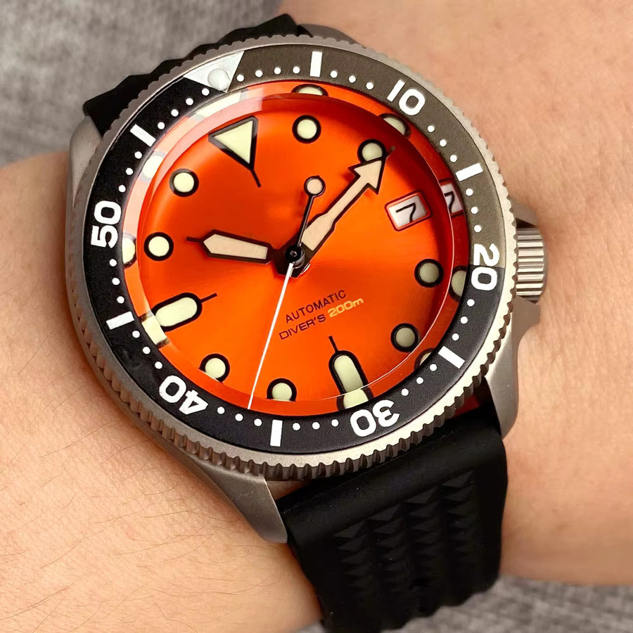 Tandorio Armbanduhr, Titan, Automatik, 37 mm, 20 ATM, Herren - Bild 2