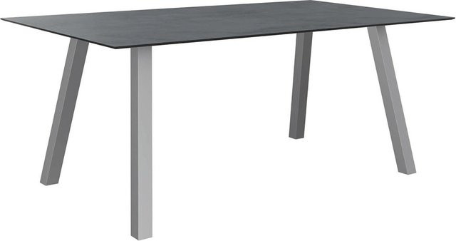 Stern Tisch INTERNO Silverstar 2.0 mit Zementplatte in Grau, Edelstahl, B/T/H: 180 x 100 x 75 cm - Bild 1