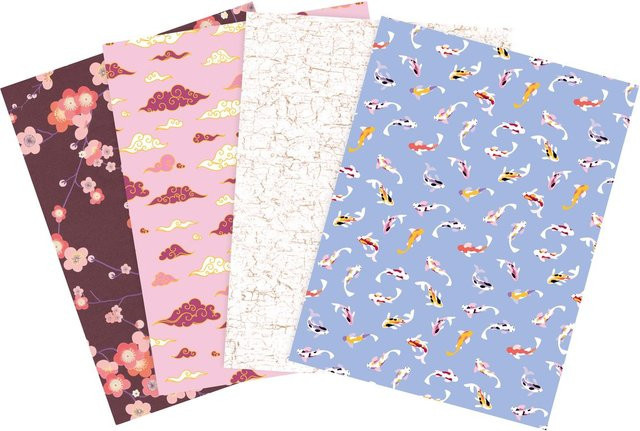 Décopatch Pocket Hot-Foil Collection Mix and Patch Reise nach Japan in Multicolour - Bild 1