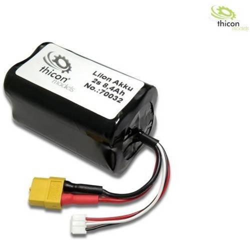Thicon Models Modellbau-Akkupack LiIon 7.4V 8400 mAh mit XT60 Anschluss - Bild 1