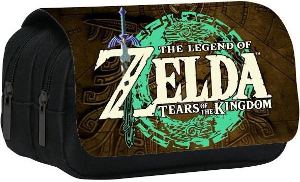 DewBloom Stifteetui Legend of Zelda mit zwei Fächern für Schulbedarf, Mehrfarbig - Bild 1