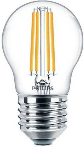 Philips LED Filament Glühlampe E27 Warmweiß, Durchmesser: 45 mm, Länge: 78 mm - Bild 1