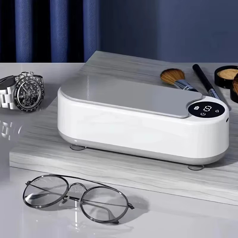 MJYIWANG Hochfrequenz-Brillenreiniger Kabellose Multifunktions-Reinigungsmaschine für Brillen und Accessoires in Weiß - Bild 2