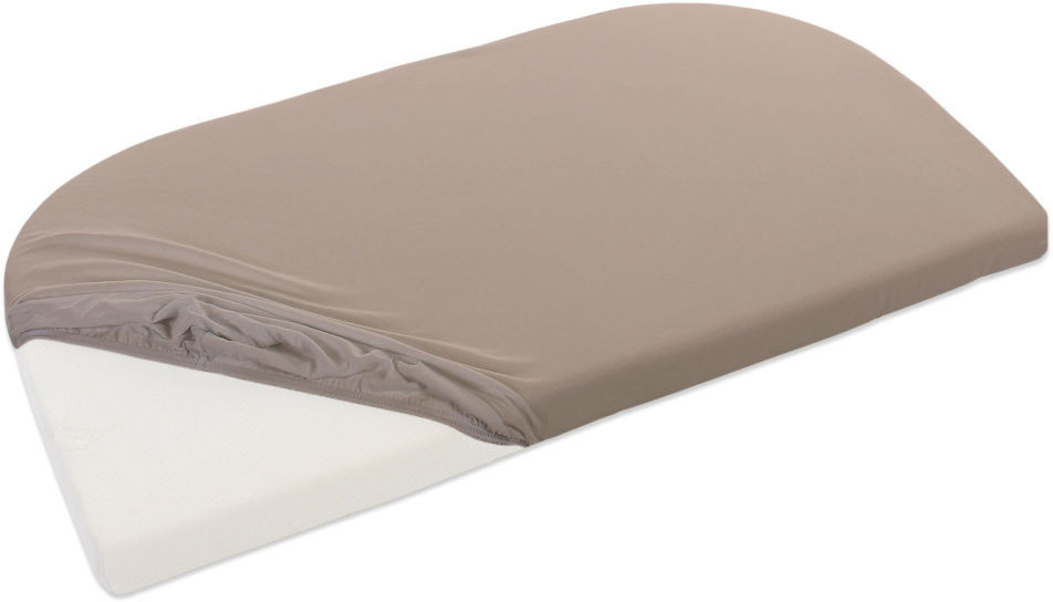 Babybay Jersey Spannbetttuch Deluxe für Beistellbetten Maxi, Midi, Boxspring, Comfort und Comfort Plus in Braun - Bild 1
