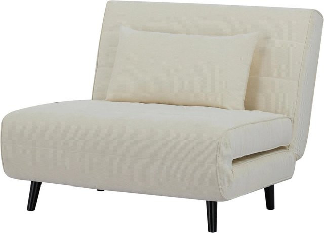 Mömax Schlafsessel Night in Beige mit Massivholzrahmen aus Kiefer - Bild 1