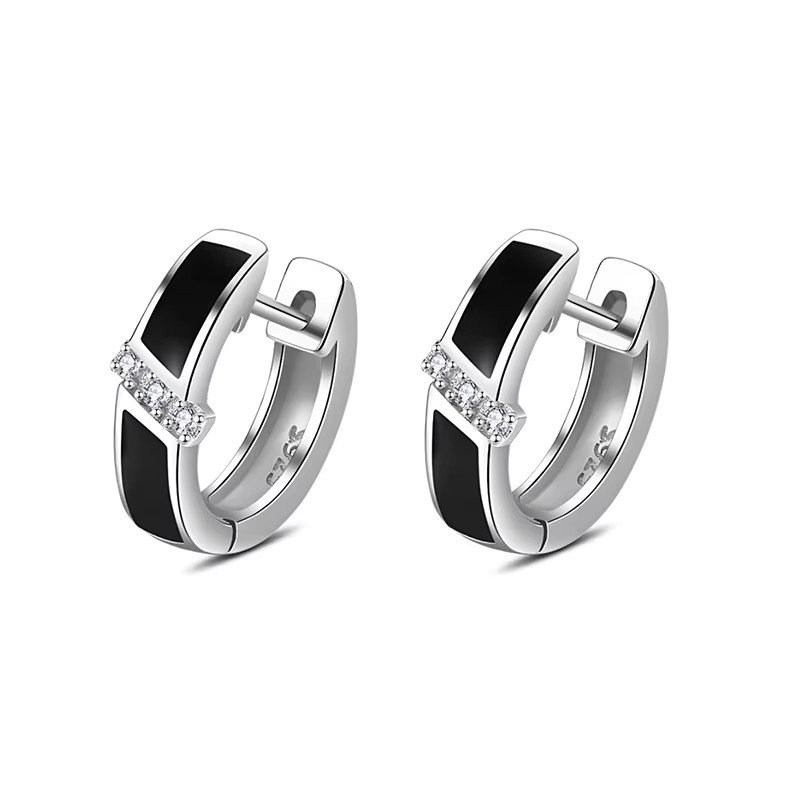 SAY Ohrringe 925 Silber, Zirkonia, Kristall, Damen - Bild 1