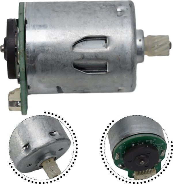 Vibratite Radmotor für Staubsauger BG600 MAX, Useelife 1300 und Conga 1090 1099 in Silber - Bild 1