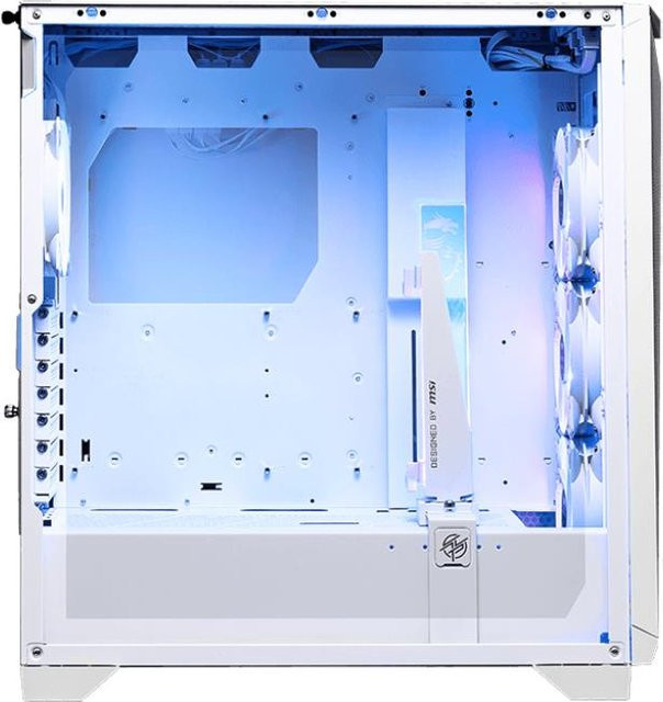 MSI MPG GUNGNIR 300R AIRFLOW Mid Tower Gehäuse in Weiß mit gehärtetem Glas Seitenteil und E-ATX Unterstützung - Bild 2