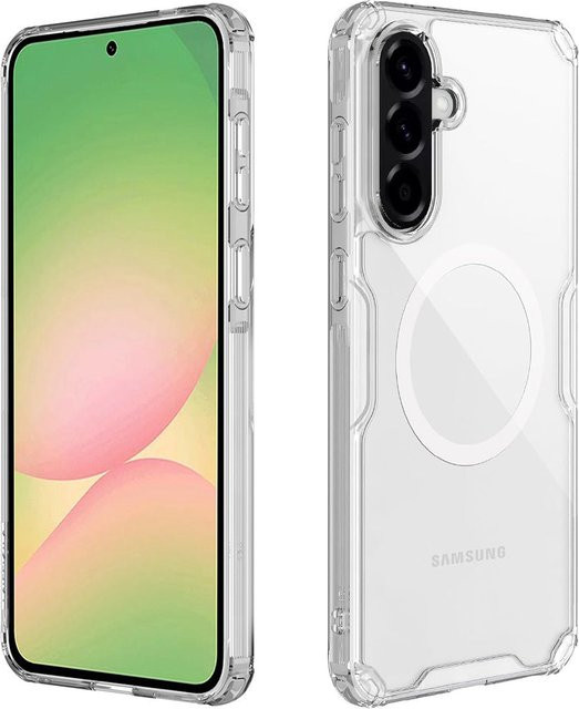 Nillkin Nature Pro MagSafe-Hülle für Samsung Galaxy A56 in Weiß und Transparent - Bild 1