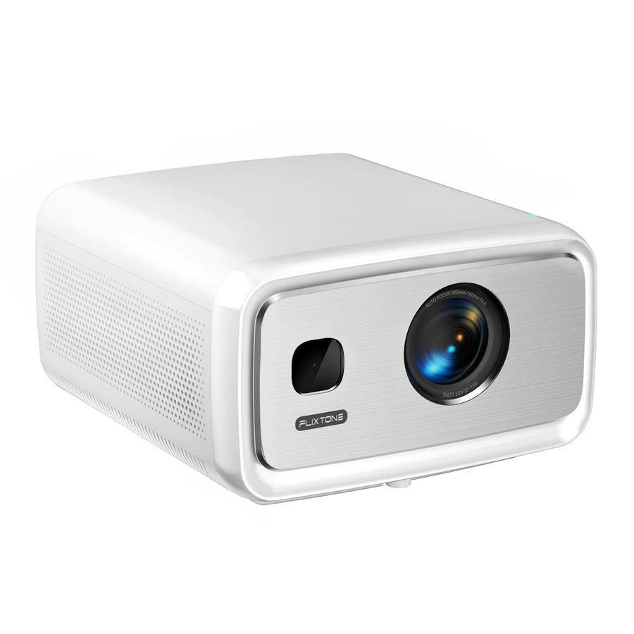 Flixtone D10S Smart Beamer mit Android 15.0, 4000 ANSI Lumen, Full HD 1080P, 4K Dekodierung, HDR10+, MEMC und Autofokus, Weiß - Bild 5