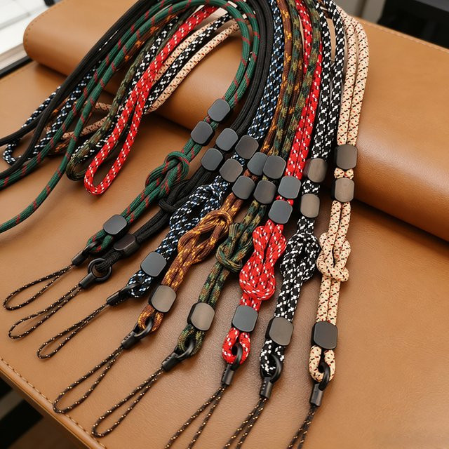 WSSHE Handschlaufe Handyband in Schwarz als Smartphone-Kette und Schlüsselband für iPhone 16 17 und Samsung - Bild 1