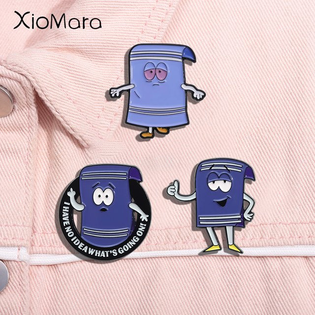 XioMara Emaille Pin, Blau, Anime, Broschen - Bild 1