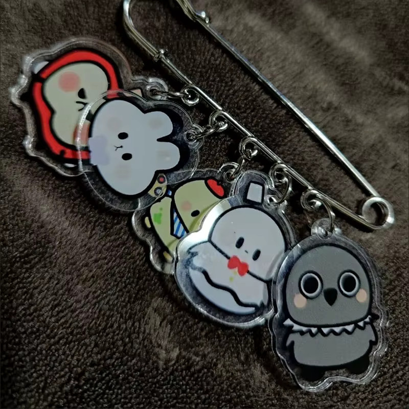Schlüsselanhänger Pin Anhänger, Silber, Unisex - Bild 2