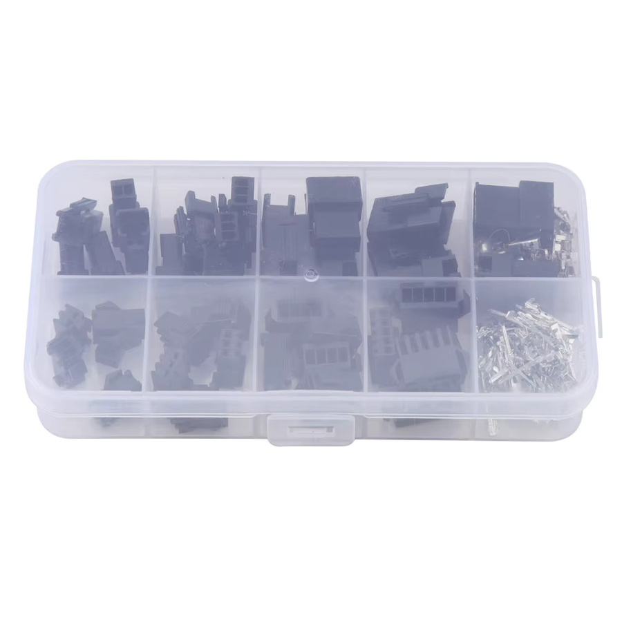 200 Stück SM-Steckverbinder Set in Schwarz mit 2, 3, 4 und 5 Polen inklusive Stecker und Buchsen für Kabelverbindungen - Bild 2