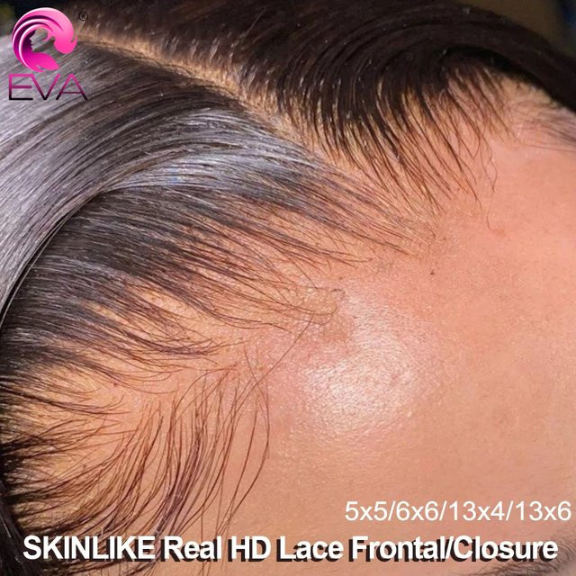 Eva Hair HD Spitze Frontal, 13x4, 100% menschliches Haar - Bild 1