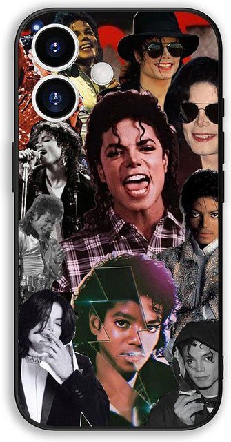 Handyhülle für Xiaomi Redmi Note 12 11 10 9 Pro 10C 12C 9T 9A 10A 12S 5G 4G mit Poster-Design M-Michaels Sänger J-Jacksons in Multicolour - Bild 1