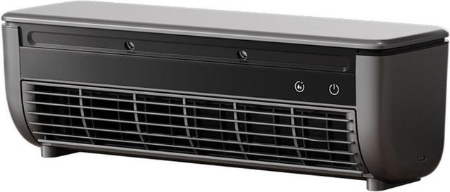 Decor Dream Wand-Luftkühlungsventilator mit 15W Schnellkühlung und Eisnebel-Funktion in Dunkelgrau - Bild 1
