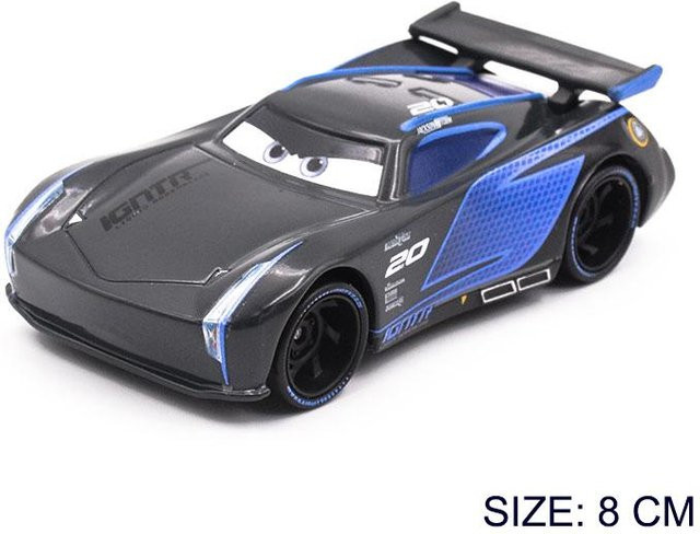 Pixar Disney Cars 3 Der Thunder Valley Crash Party Sheriff Mud Mcqueen Miss Mr Destroy, Die-Cast Spielzeugauto, Metall, ab 3 Jahre - Bild 1