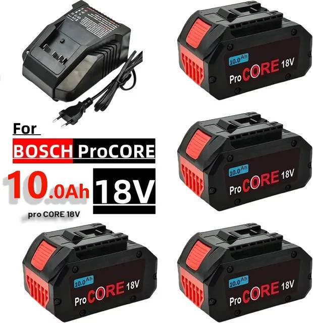 Bosch GBA18V80 Lithium-Ionen-Ersatzakku 18 V 10,0 Ah in Schwarz - Bild 1