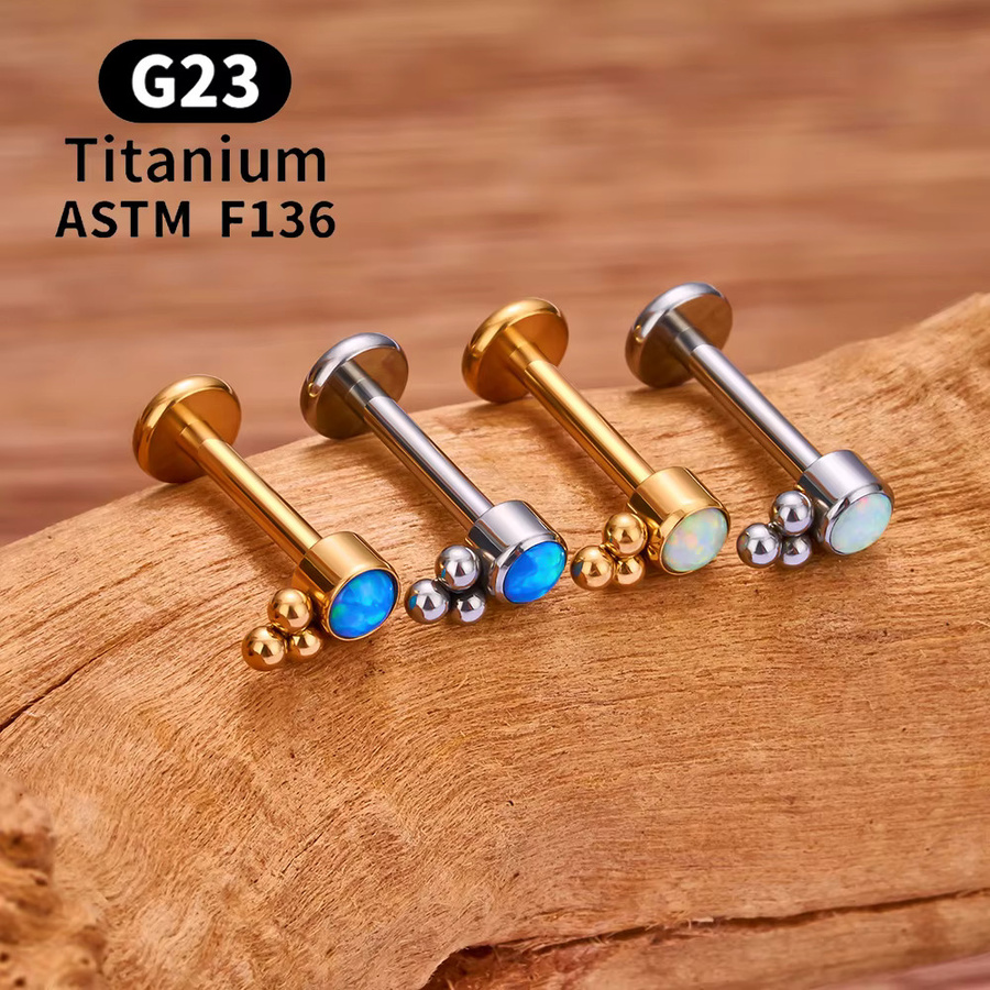UHERA Ohrstecker Titan, Opal, Damen - Bild 2