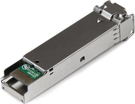 StarTech.com SFP Transceiver Modul 1000Base-SX für Extreme Networks, Glasfaser, 850nm, LC Multimode mit DDM, Farbe: Silber - Bild 1