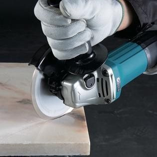 Makita Winkelschleifer GA5030R mit 720 W und 125 mm Scheibendurchmesser in Schwarz, Türkis und Blau - Bild 2
