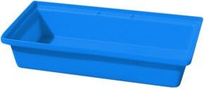 Emtez PE-Auffangwanne mit Rost für Kleingebinde in Blau, B/T/H: 80,5 x 40,5 x 17 cm - Bild 1